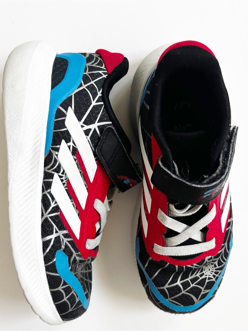 Size 10C Adidas Marvel Spiderman Runfalcon Athletic Sneakers
